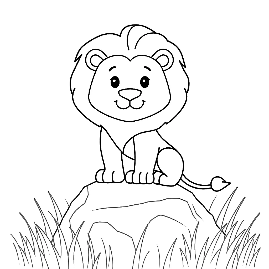 Kolorowanki dla dzieci: Dżungla #1