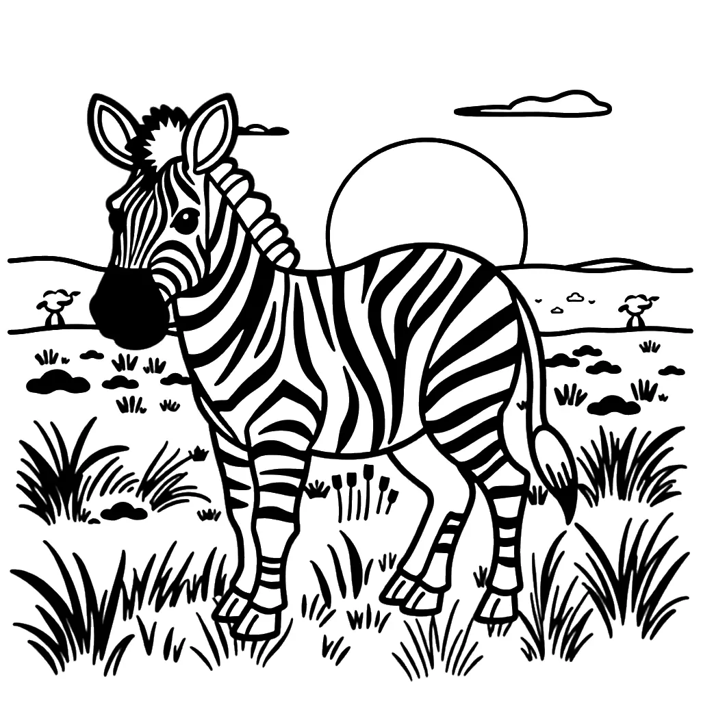 Kolorowanki dla dzieci: Dżungla #3