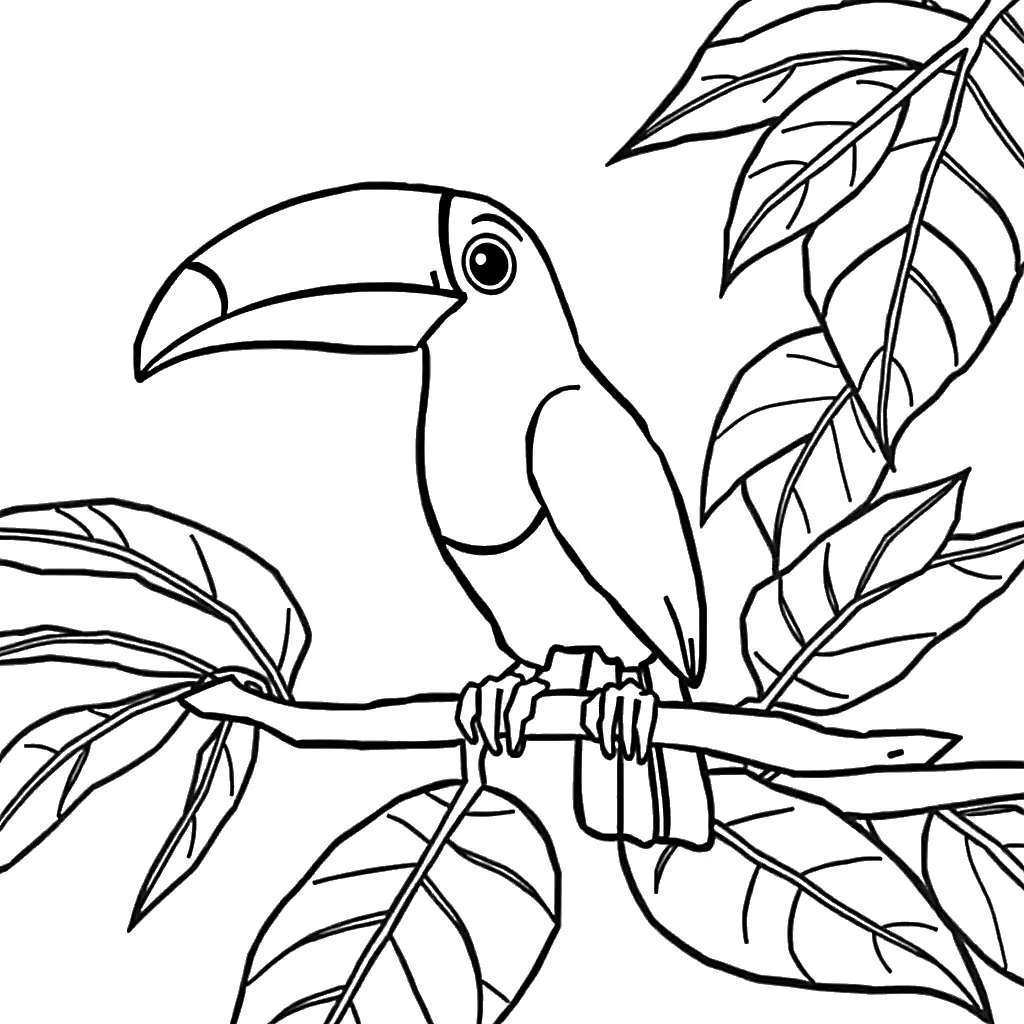 Kolorowanki dla dzieci: Dżungla #4