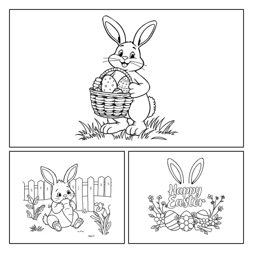 Kolorowanki dla dzieci: Wielkanoc