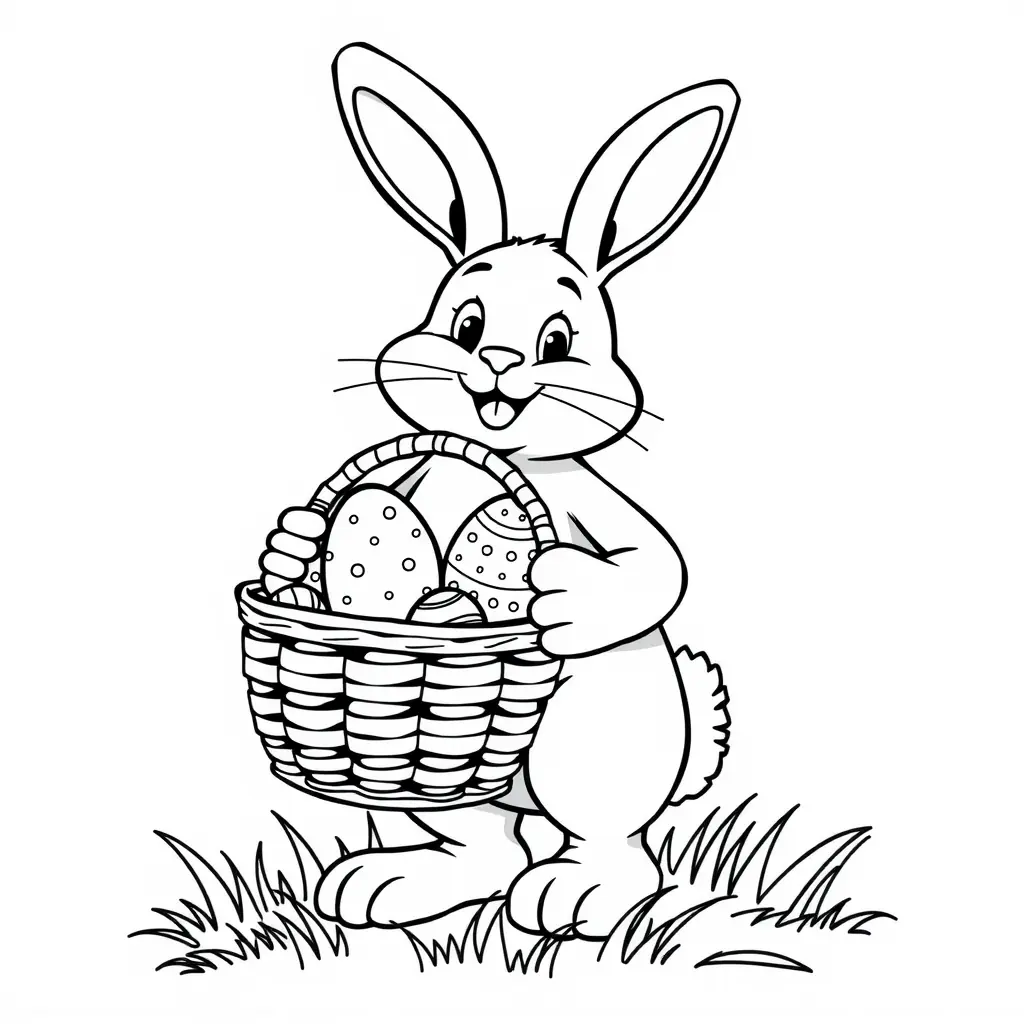 Kolorowanki dla dzieci: Wielkanoc #1