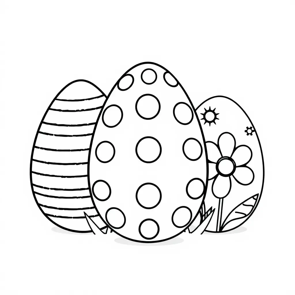 Kolorowanki dla dzieci: Wielkanoc #2