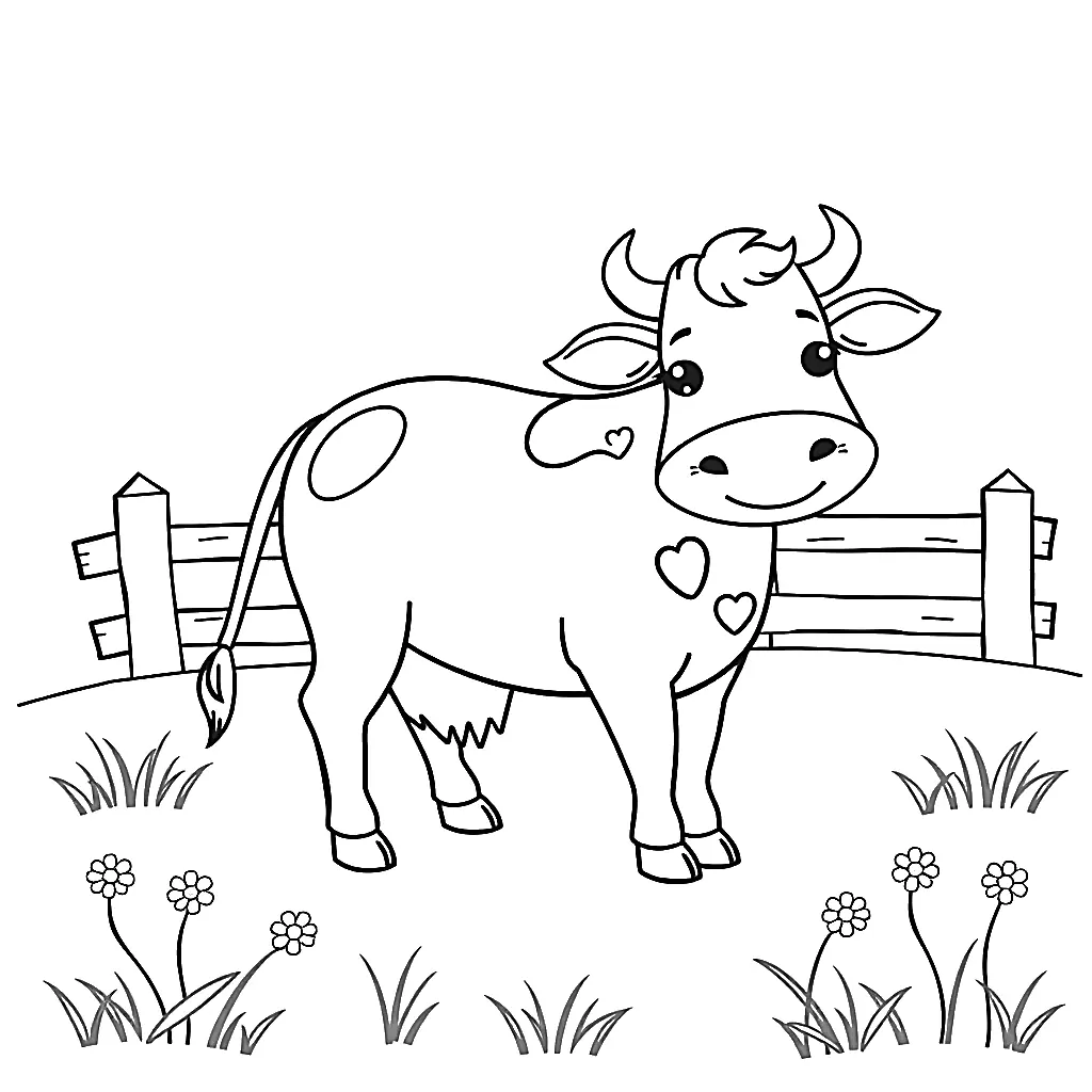 Kolorowanki dla dzieci: Farma #1