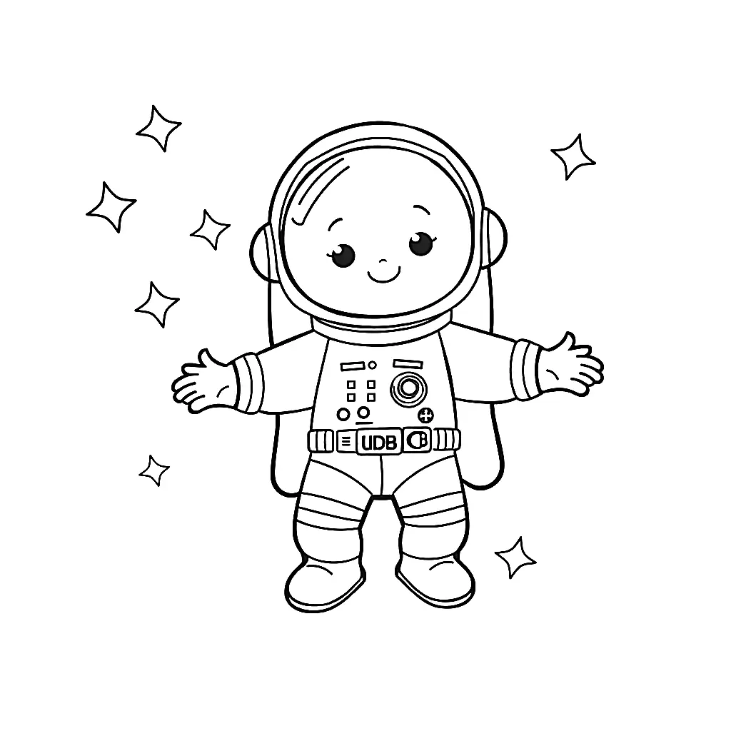 Kolorowanki dla dzieci: Kosmos #2