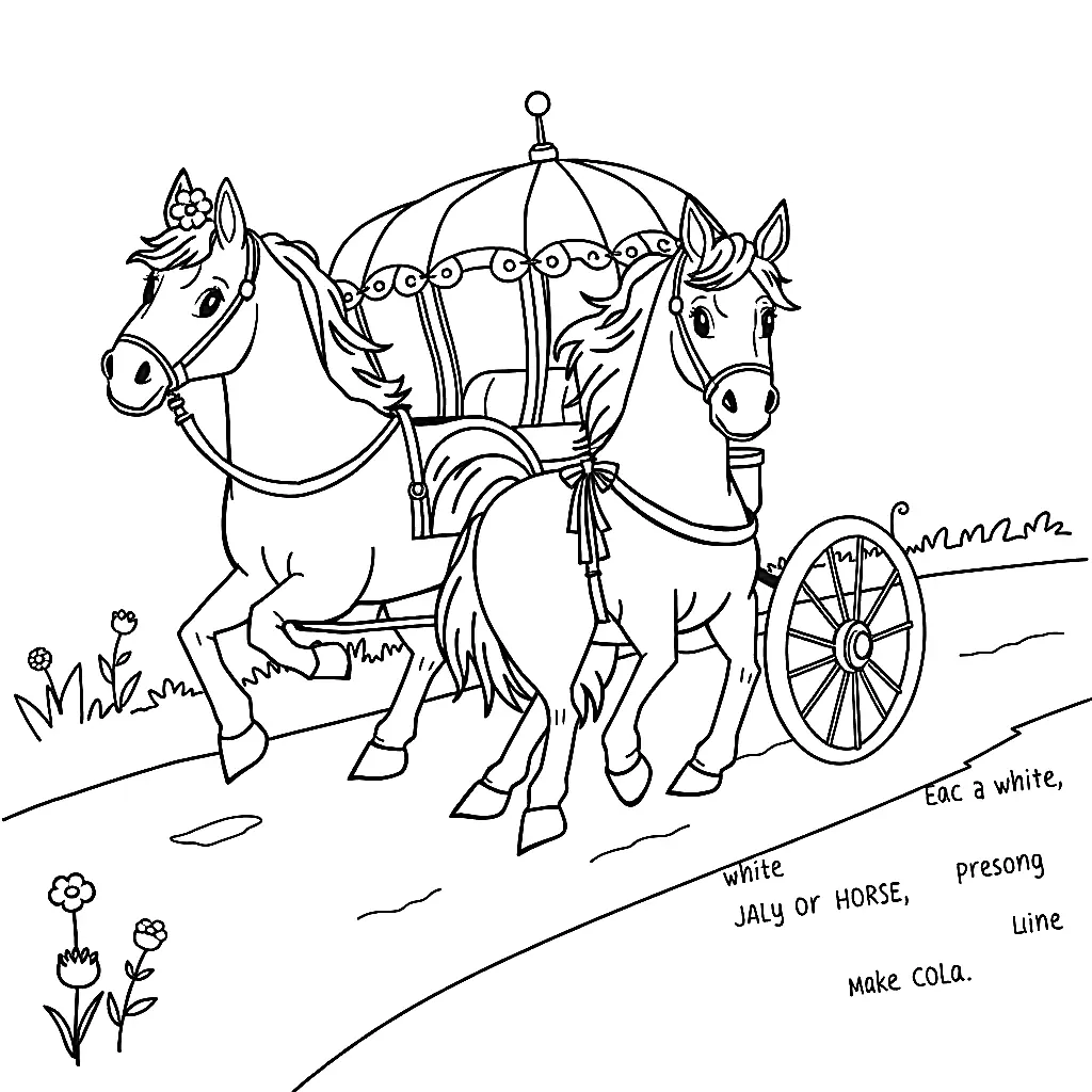 Kolorowanki dla dzieci: Księżniczki #2