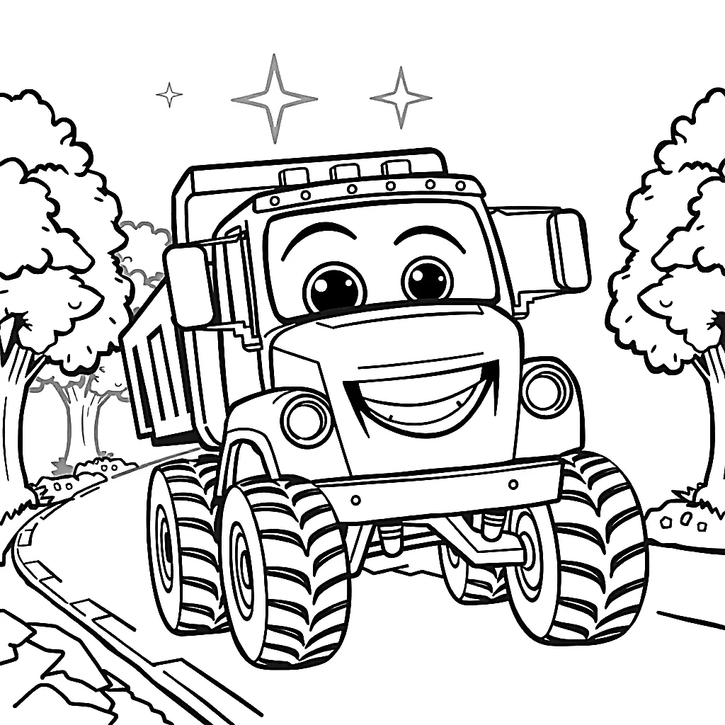 Kolorowanki dla dzieci: Pojazdy #1