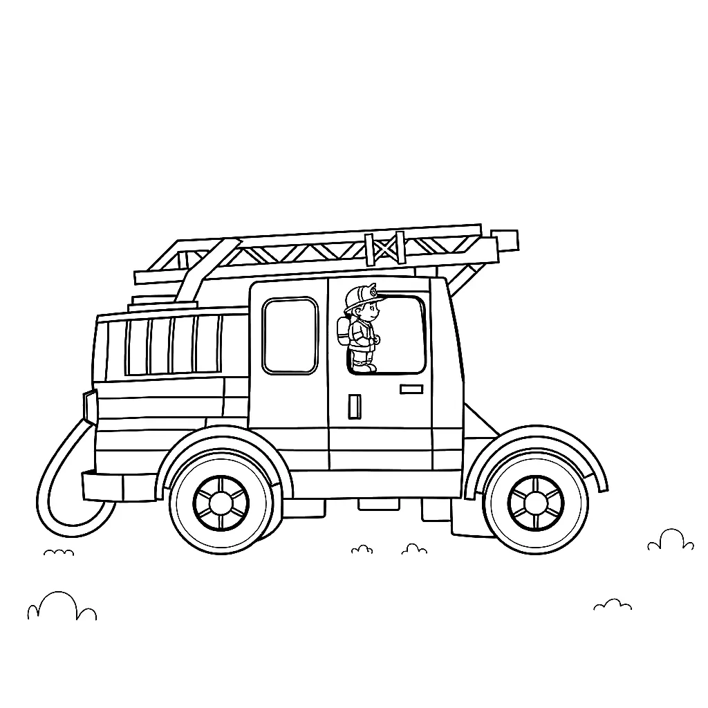 Kolorowanki dla dzieci: Pojazdy #3