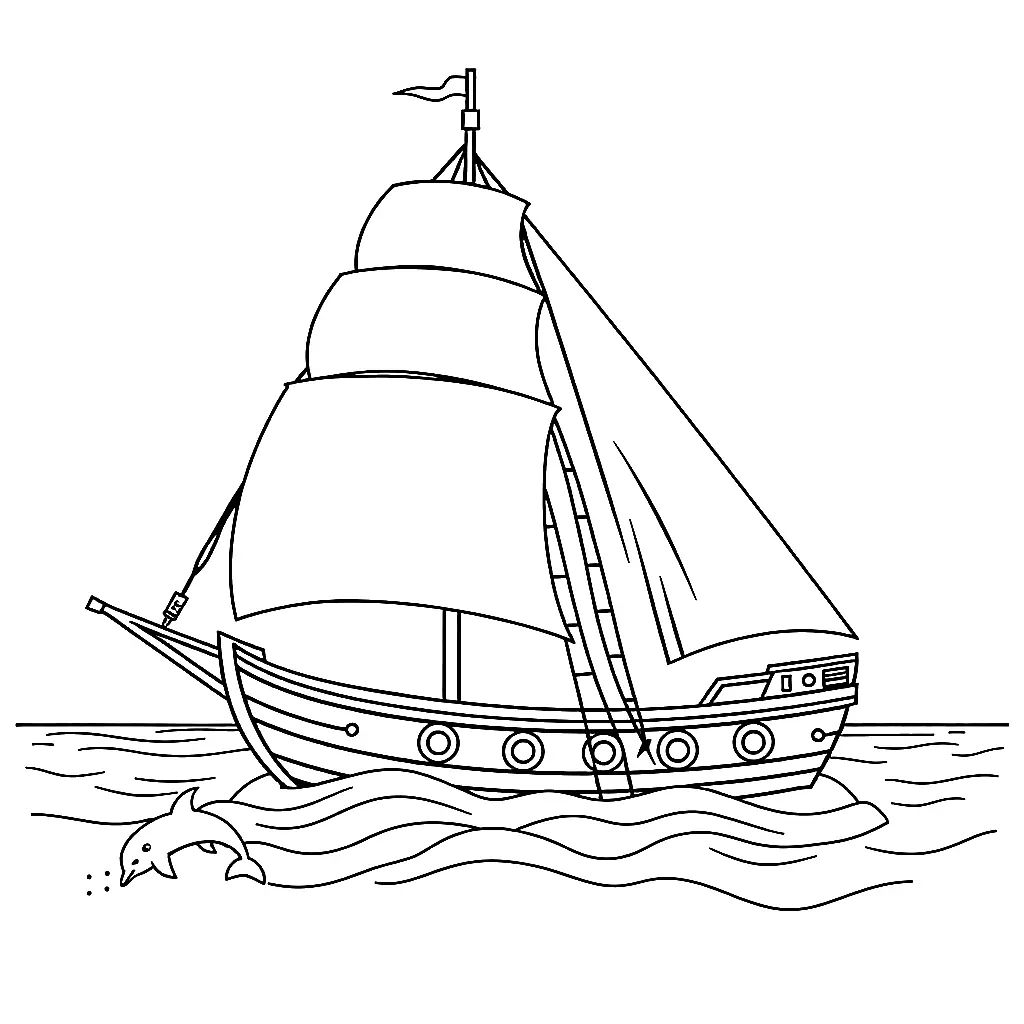 Kolorowanki dla dzieci: Pojazdy #4